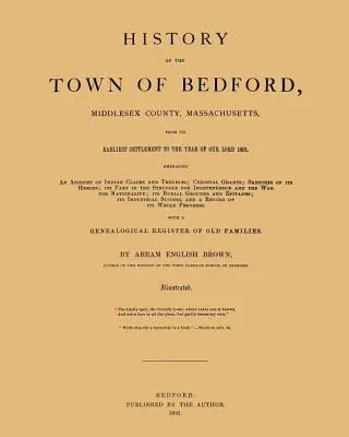 Dejiny mesta Bedford - History of the Town of Bedford