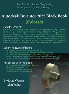 Autodesk Inventor 2022 Black Book (farebná) - Autodesk Inventor 2022 Black Book (Colored)