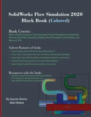 SolidWorks Flow Simulation 2020 Čierna kniha (farebná) - SolidWorks Flow Simulation 2020 Black Book (Colored)