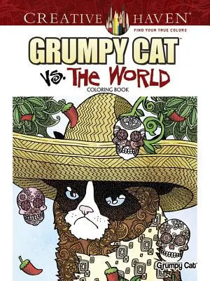 Creative Haven Grumpy Cat vs. the World Omaľovánky - Creative Haven Grumpy Cat vs. the World Coloring Book