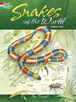Hady sveta Kniha na vyfarbovanie - Snakes of the World Coloring Book