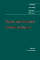 Klasická a romantická nemecká estetika - Classic and Romantic German Aesthetics
