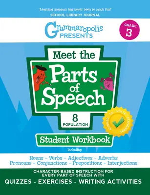 Pracovný zošit Časti reči, 3. ročník - The Parts of Speech Workbook, Grade 3