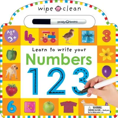 Čísla 1 2 3 [so stierateľnou fixkou] - Numbers 1 2 3 [With Erasable Marker]