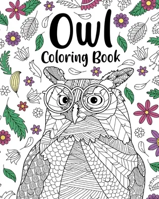 Kniha na vyfarbovanie sovy - Owl Coloring Book