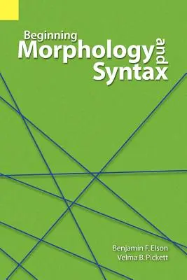 Začiatky morfológie a syntaxe - Beginning Morphology and Syntax