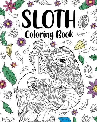 Kniha na vyfarbovanie leňochodov - Sloth Coloring Book