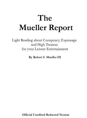 Muellerova správa - The Mueller Report