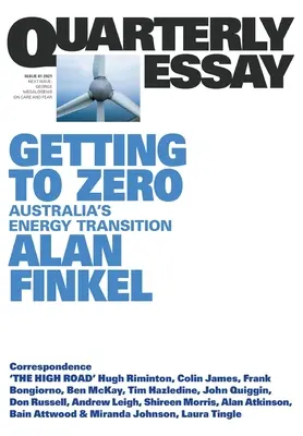 Getting to Zero: Australia's Energy Transition (Prechod na nulovú spotrebu energie v Austrálii): QE81 - Getting to Zero: Australia's Energy Transition: QE81