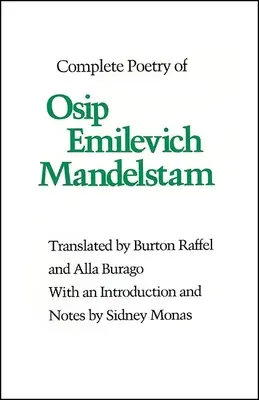 Kompletná poézia Osipa Emileviča Mandelštama - Complete Poetry of Osip Emilevich Mandelstam