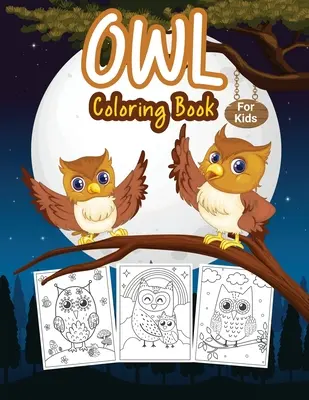 Sovie maľovanky pre deti - Owl Coloring Book for Kids
