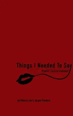Veci, ktoré som potreboval povedať - Things I Needed To Say