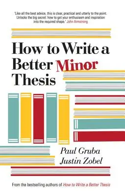 Ako napísať lepšiu diplomovú prácu - How to Write a Better Minor Thesis