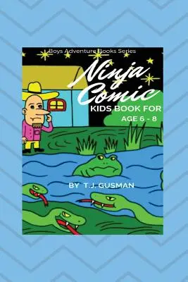Detská kniha s nindža komiksom pre deti vo veku 6 - 8 rokov - Ninja Comic Kids Book For Age 6 - 8