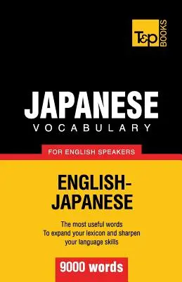 Japonský slovník pre anglicky hovoriacich - 9000 slov - Japanese vocabulary for English speakers - 9000 words