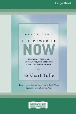 Praktizovanie Sily teraz: Základné učenia, meditácie a cvičenia z knihy Sila prítomnosti (16-stranové vydanie vo veľkom formáte) - Practicing the Power of Now: Essential Teachings, Meditations, And Exercises From the Power of Now (16pt Large Print Edition)
