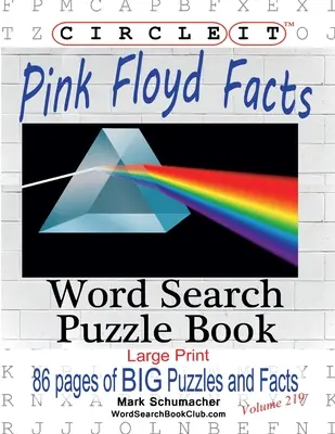 Zakrúžkujte to, fakty o Pink Floyd, hľadanie slov, puzzle kniha - Circle It, Pink Floyd Facts, Word Search, Puzzle Book