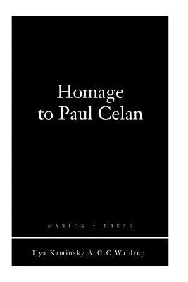 Pocta Paulovi Celanovi - Homage to Paul Celan