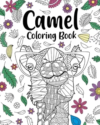 Kniha na vyfarbovanie ťavy - Camel Coloring Book