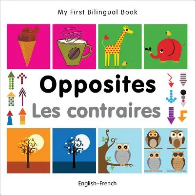 Moja prvá dvojjazyčná kniha-Opposites (anglicko-francúzsky) - My First Bilingual Book-Opposites (English-French)