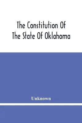 Ústava štátu Oklahoma - The Constitution Of The State Of Oklahoma