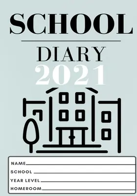 2021 Študentský školský denník: 120 strán, 7 x 10 palcov - 2021 Student School Diary: 7 x 10 inch- 120 Pages