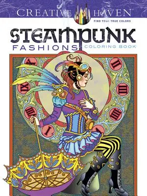 Omaľovánky Creative Haven Steampunk Fashions - Creative Haven Steampunk Fashions Coloring Book