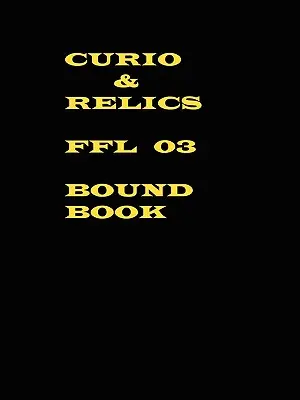 Kuriozity a relikvie Ffl 03 Viazaná kniha - Curio & Relics Ffl 03 Bound Book