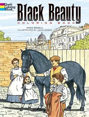 Čierna kráska - omaľovánka - Black Beauty Coloring Book
