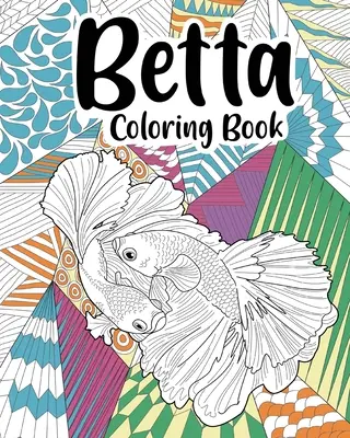 Betta omaľovánka - Betta Coloring Book