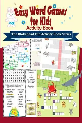 Jednoduché slovné hry pre deti Kniha aktivít - Easy Word Games for Kids Activity Book