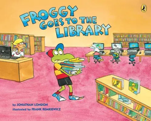 Žabka ide do knižnice - Froggy Goes to the Library