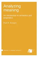 Analýza významu - Analyzing meaning