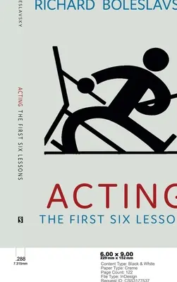 Herectvo: Prvých šesť lekcií - Acting: The First Six Lessons