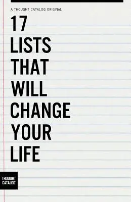 17 zoznamov, ktoré zmenia váš život - 17 Lists That Will Change Your Life