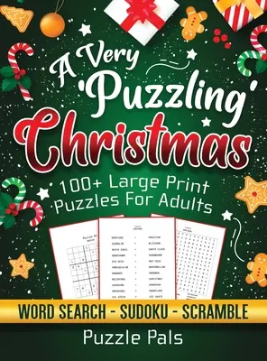 Veľmi hádankové Vianoce: Hádanky pre dospelých: 100+ hádaniek pre dospelých vo veľkom formáte - A Very Puzzling Christmas: 100+ Large Print Puzzles For Adults