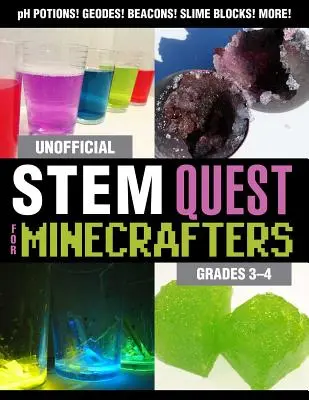 Neoficiálny Stem Quest pre Minecrafterov: Vydavateľstvo Mrafecraftu pre 3. a 4. ročník - Unofficial Stem Quest for Minecrafters: Grades 3-4