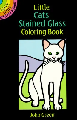 Malé mačky Vitrážová omaľovánka - Little Cats Stained Glass Coloring Book