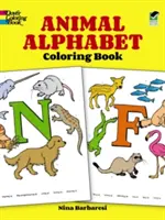 Omaľovánka abecedy zvierat - Animal Alphabet Coloring Book