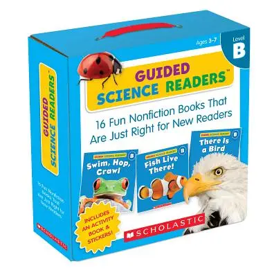 Vedené vedecké čítanky: Úroveň B [so samolepkami a knihou aktivít] - Guided Science Readers: Level B [With Sticker(s) and Activity Book]