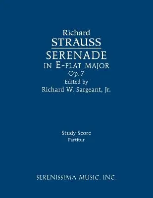 Serenáda Es dur, op. 7: partitúra - Serenade in E-flat major, Op.7: Study score