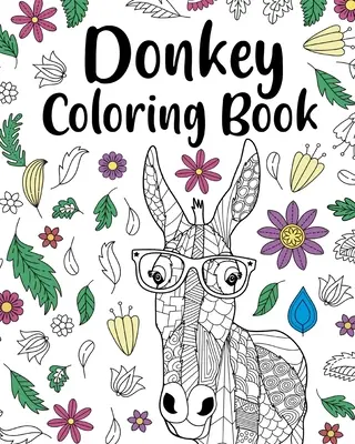 Kniha na vyfarbovanie osla - Donkey Coloring Book