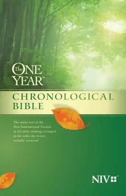 Jednoročná chronologická Biblia-NIV - One Year Chronological Bible-NIV