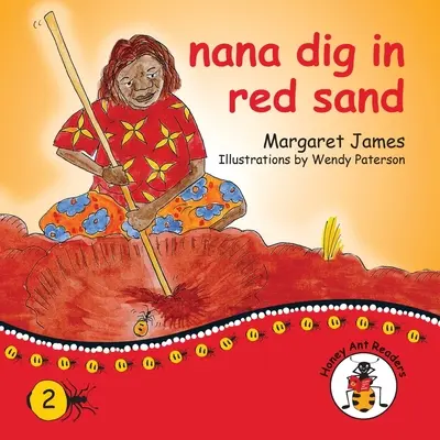 Nana kope v červenom piesku - nana dig in red sand