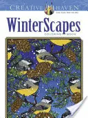 Creative Haven Zimné krajiny Omaľovánky - Creative Haven Winterscapes Coloring Book