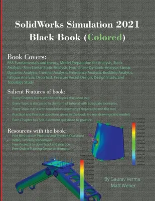 SolidWorks Simulation 2021 Black Book (farebná) - SolidWorks Simulation 2021 Black Book (Colored)