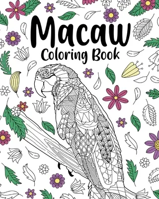 Kniha mačiek na vyfarbovanie - Macaw Coloring Book