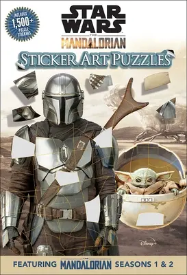 Star Wars: Mandalorian Nálepka Art Puzzle - Star Wars: The Mandalorian Sticker Art Puzzles