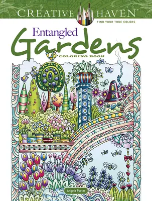 Creative Haven Entangled Gardens Omaľovánky - Creative Haven Entangled Gardens Coloring Book