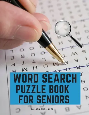 Kniha hádanie slov pre seniorov - Wordsearch Puzzle Book for Seniors